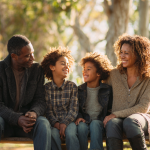 happy family together